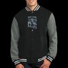 Fleece Letterman Jacket Thumbnail
