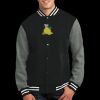 Fleece Letterman Jacket Thumbnail