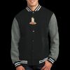 Fleece Letterman Jacket Thumbnail