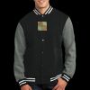 Fleece Letterman Jacket Thumbnail