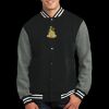 Fleece Letterman Jacket Thumbnail
