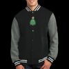 Fleece Letterman Jacket Thumbnail