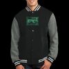 Fleece Letterman Jacket Thumbnail