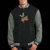 Fleece Letterman Jacket Thumbnail