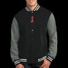 Fleece Letterman Jacket Thumbnail