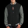 Fleece Letterman Jacket Thumbnail