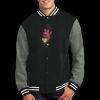 Fleece Letterman Jacket Thumbnail