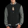 Fleece Letterman Jacket Thumbnail