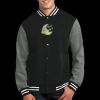 Fleece Letterman Jacket Thumbnail