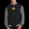 Fleece Letterman Jacket Thumbnail