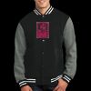 Fleece Letterman Jacket Thumbnail