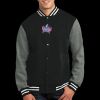 Fleece Letterman Jacket Thumbnail