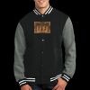 Fleece Letterman Jacket Thumbnail