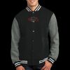 Fleece Letterman Jacket Thumbnail