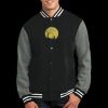 Fleece Letterman Jacket Thumbnail