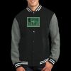 Fleece Letterman Jacket Thumbnail