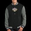 Fleece Letterman Jacket Thumbnail