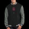 Fleece Letterman Jacket Thumbnail