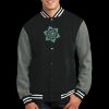 Fleece Letterman Jacket Thumbnail