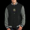 Fleece Letterman Jacket Thumbnail