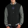 Fleece Letterman Jacket Thumbnail