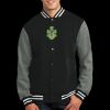 Fleece Letterman Jacket Thumbnail