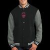 Fleece Letterman Jacket Thumbnail