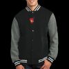 Fleece Letterman Jacket Thumbnail