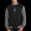 Fleece Letterman Jacket Thumbnail