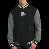 Fleece Letterman Jacket Thumbnail