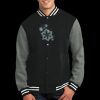 Fleece Letterman Jacket Thumbnail
