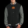 Fleece Letterman Jacket Thumbnail