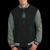 Fleece Letterman Jacket Thumbnail
