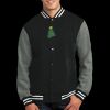 Fleece Letterman Jacket Thumbnail