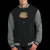 Fleece Letterman Jacket Thumbnail