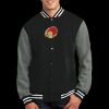 Fleece Letterman Jacket Thumbnail