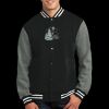 Fleece Letterman Jacket Thumbnail