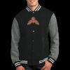 Fleece Letterman Jacket Thumbnail