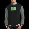 Fleece Letterman Jacket Thumbnail