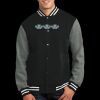 Fleece Letterman Jacket Thumbnail