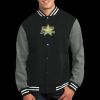 Fleece Letterman Jacket Thumbnail