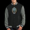 Fleece Letterman Jacket Thumbnail