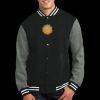 Fleece Letterman Jacket Thumbnail