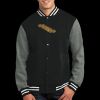 Fleece Letterman Jacket Thumbnail