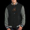 Fleece Letterman Jacket Thumbnail