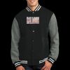 Fleece Letterman Jacket Thumbnail