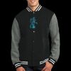 Fleece Letterman Jacket Thumbnail