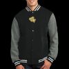 Fleece Letterman Jacket Thumbnail