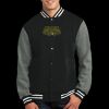 Fleece Letterman Jacket Thumbnail