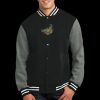 Fleece Letterman Jacket Thumbnail